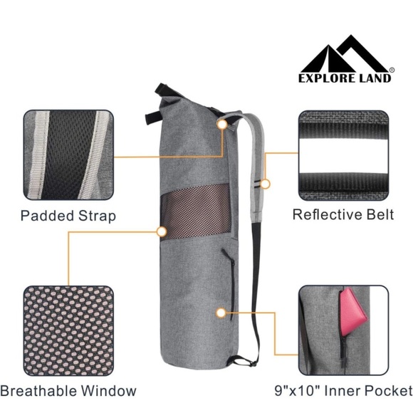 Explore Land Oxford Yoga Mat Storage bag - Picture 3 of 9